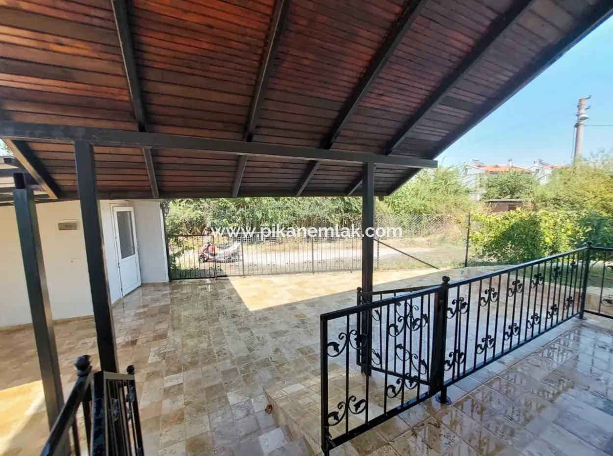 Detached Villa With Pool For Sale In Dalyan – 3 1 Duplex With Heat Pump