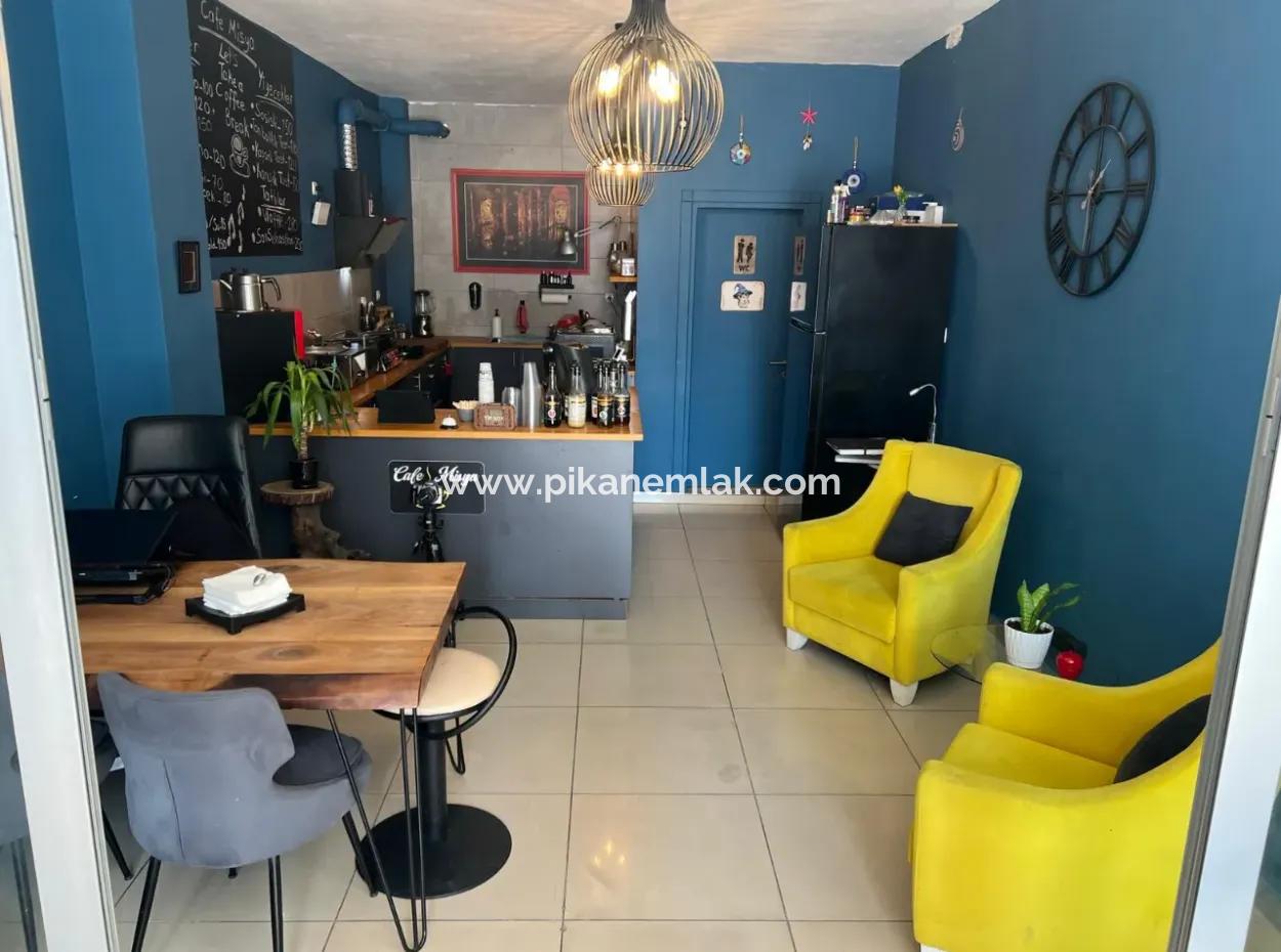 Workplace Cafe Close To The Lake In The Center Of Muğla Köyceğiz Is For Sale