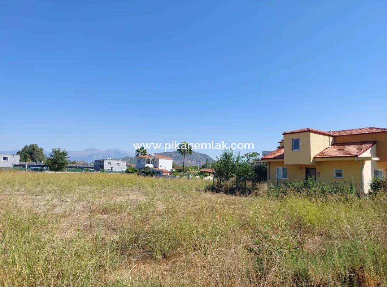 Land Within The Zoning Plan Of 500 M2 Detached Title Deed In Ortaca Archers Is For Sale