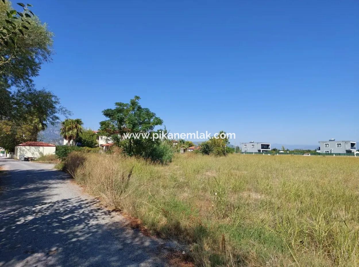 Land Within The Zoning Plan Of 500 M2 Detached Title Deed In Ortaca Archers Is For Sale