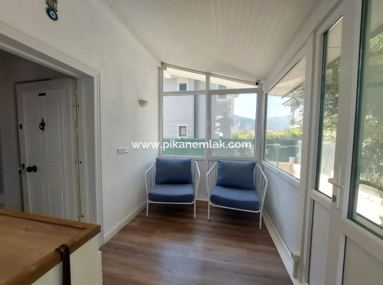 Furnished 3 1 Winter Balcony Villa With Detached Swimming Pool In Dalyan For Rent