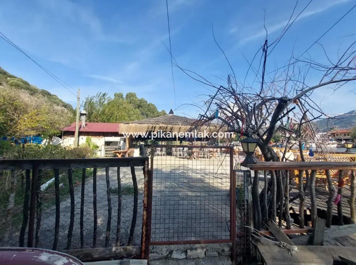 Köyceğiz Çandır Dalyan Canal Zero 865 M2 House And Restaurant For Sale