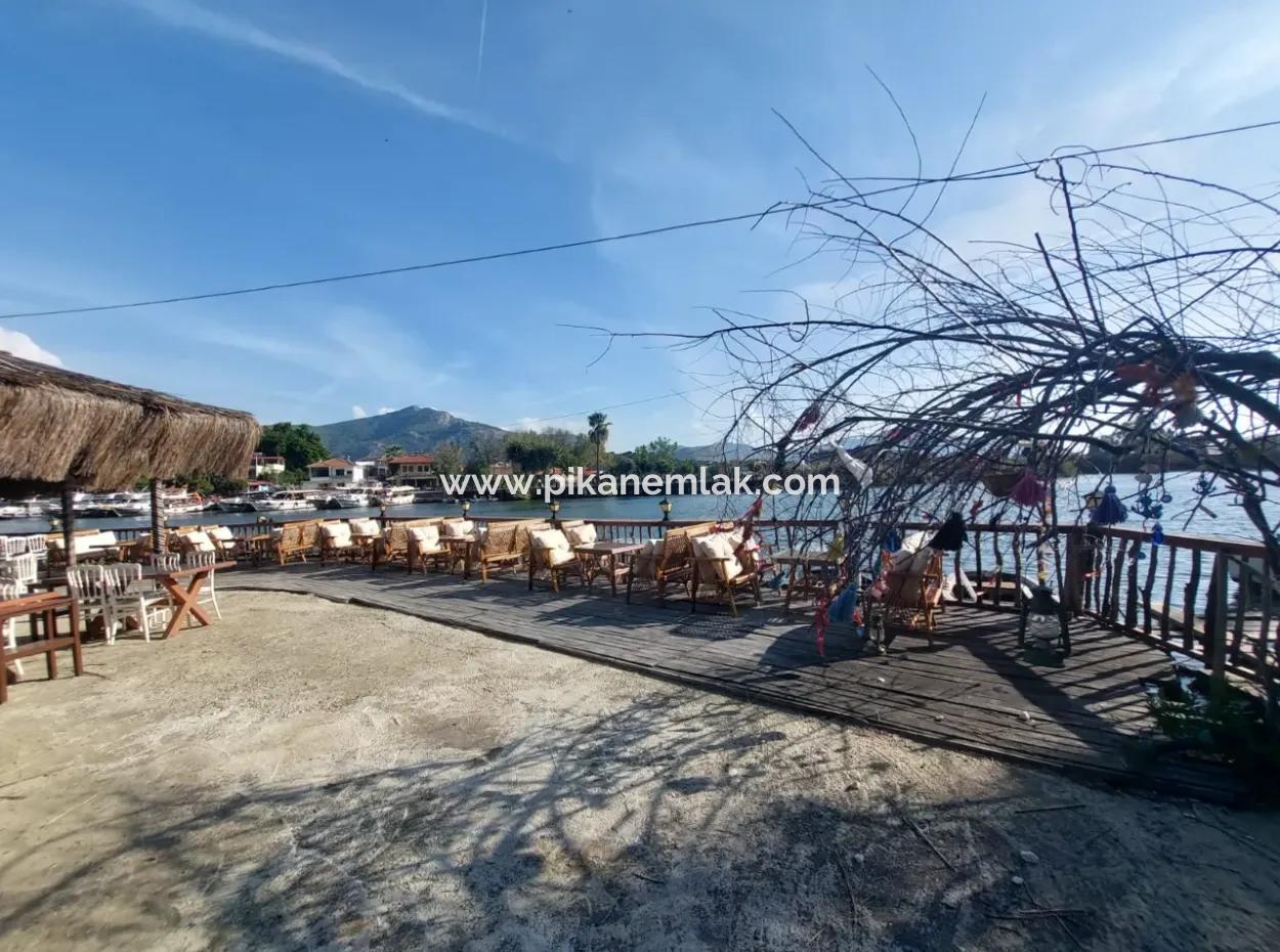 Köyceğiz Çandır Dalyan Canal Zero 865 M2 House And Restaurant For Sale