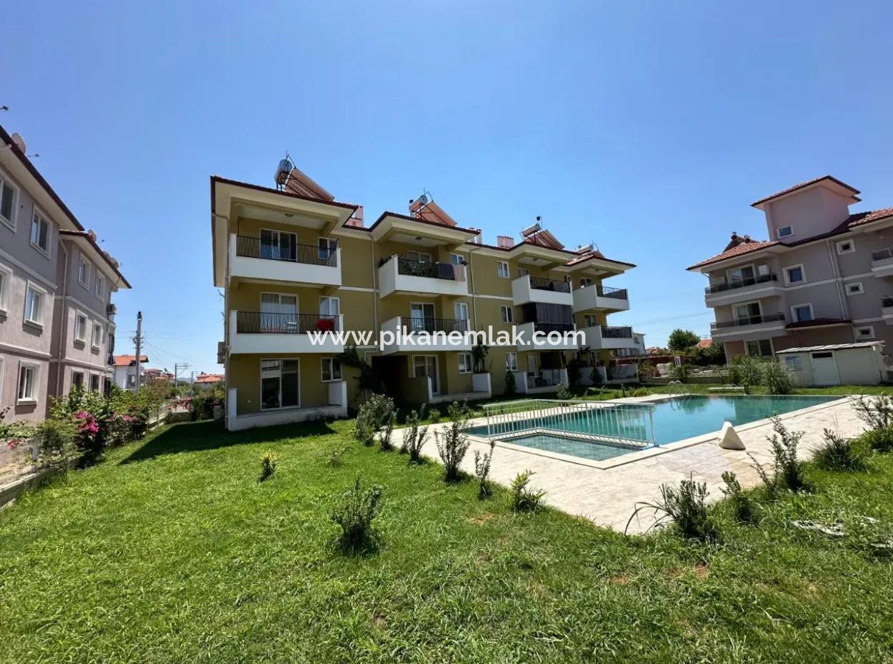 For Rent 2 1 Flat With Pool In Ortaca Karaburun