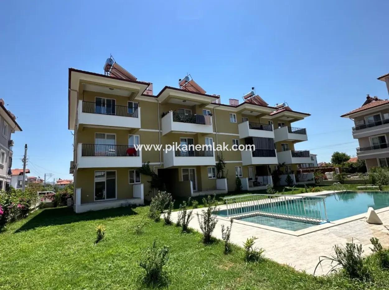 For Rent 2 1 Flat With Pool In Ortaca Karaburun