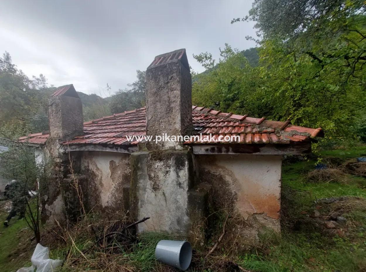 Village House With Title Deed For Sale In Nature In Muğla Fethiye İnlice