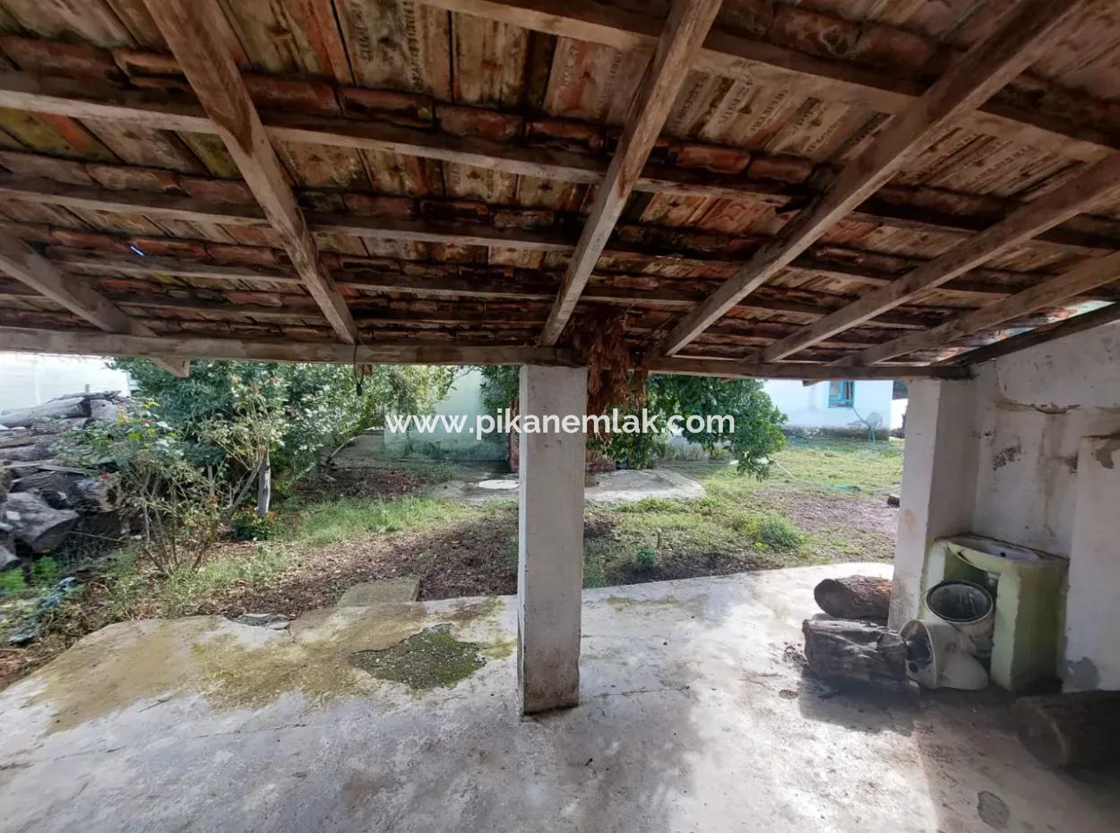 Muğla, Köyceğiz, Kavakarası 500 M2 Land 80 M2 2 1 Bargain Village House For Sale