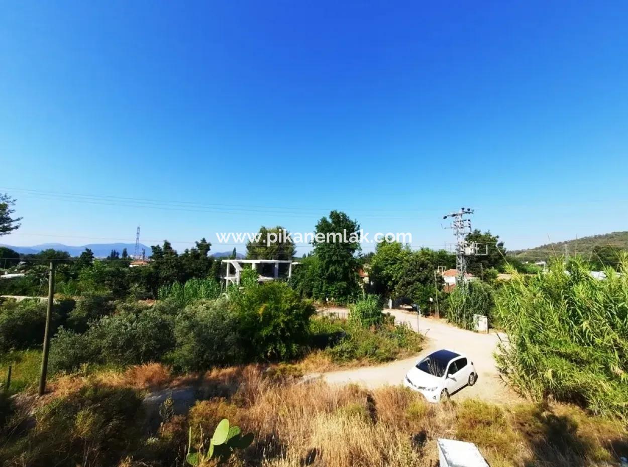 Plot Of Land With Sea Views For Sale In Fethiye Ciftlikkoy
