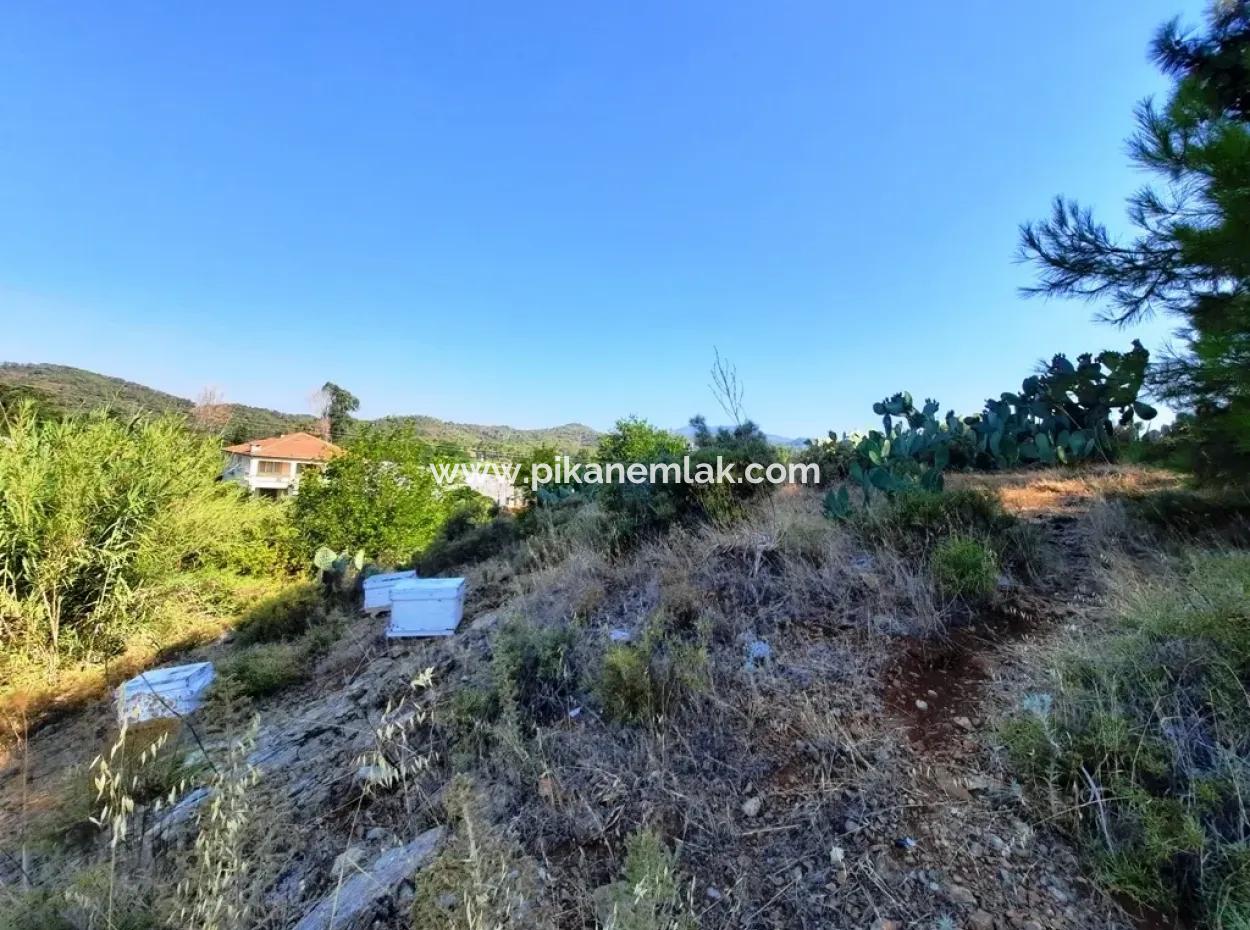 Plot Of Land With Sea Views For Sale In Fethiye Ciftlikkoy