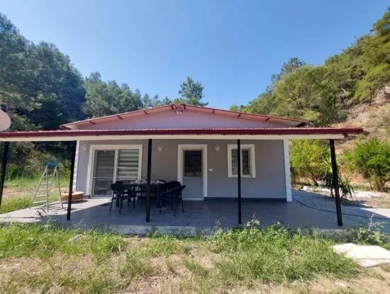 3 1 Detached Single Storey Furnished Rental House In 1.000 M² Plot Intertwined With Nature In Dalyan, Muğla