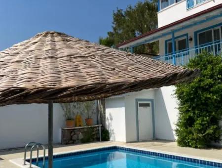 Muğla Dalyan Gökbelde Sea View Detached Furnished Villa For Rent