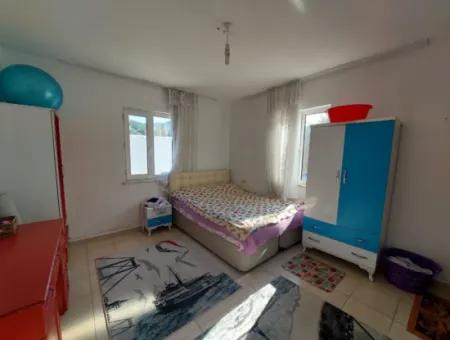 Ortaca Okçular 700M2 Land, 100 M2 2 1 Detached Unfurnished House For Rent
