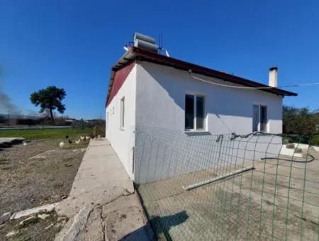 Ortaca Okçular 700M2 Land, 100 M2 2 1 Detached Unfurnished House For Rent
