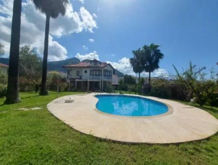 200 M2 5 1 Detached Triplex With Swimming Pool On 1.000 M2 Plot In Ortaca Dalyan