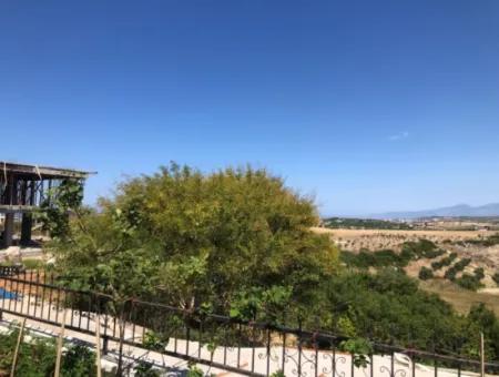 Didim Hisarda, 220 M2, 3 In 1 Duplex With Sea View For Sale Or Clearing With Land