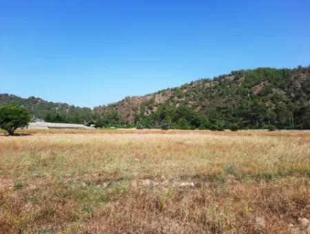 454 M2 Detached Land With Title Deed For Sale In Dalaman Karacaağaç