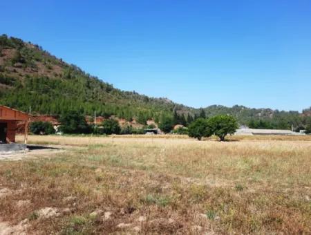 454 M2 Detached Land With Title Deed For Sale In Dalaman Karacaağaç