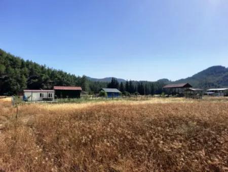 454 M2 Detached Land With Title Deed For Sale In Dalaman Karacaağaç