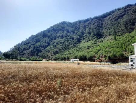 454 M2 Detached Land With Title Deed For Sale In Dalaman Karacaağaç