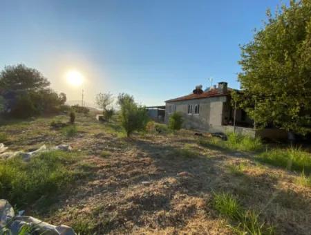 Detached House And Greenhouse For Sale In 5200 M2 Field In Ortaca Eskiköy