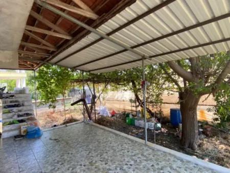 Detached House And Greenhouse For Sale In 5200 M2 Field In Ortaca Eskiköy