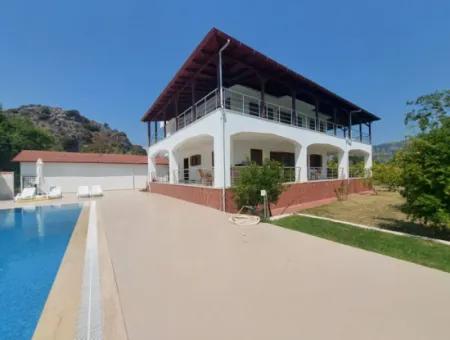 Luxury Triplex With Swimming Pool In 7 500 M2 Pomegranate Garden In Mugla Dalyan