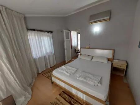 1 1 Detached House For Rent With Canal Zero, Garden, Fully Furnished In Dalyan, Muğla