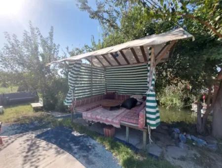 1 1 Detached House For Rent With Canal Zero, Garden, Fully Furnished In Dalyan, Muğla