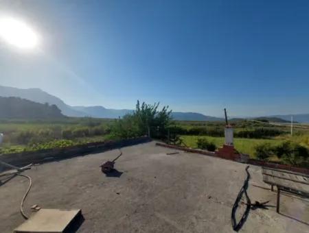 5.850 M² Lake View Land And Village House For Sale In Ortaca Eskiköy