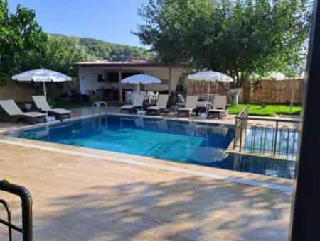Ortaca Ekşiliyurt 2 1 Furnished Duplex For Rent On A 700 M2 Plot With Swimming Pool