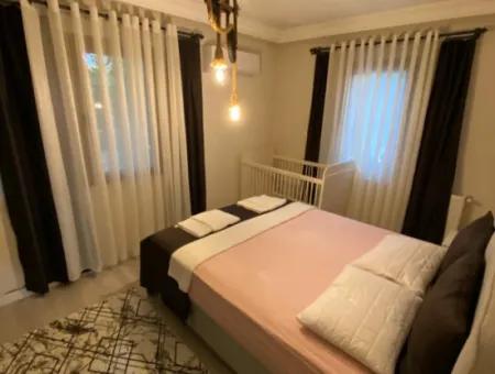 Ortaca Ekşiliyurt 2 1 Furnished Duplex For Rent On A 700 M2 Plot With Swimming Pool