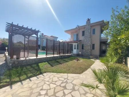 Furnished 3 1 Winter Balcony Villa With Detached Swimming Pool In Dalyan For Rent