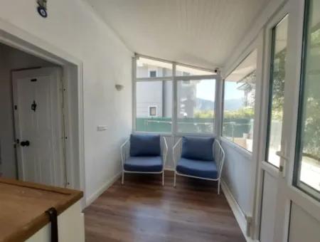 Furnished 3 1 Winter Balcony Villa With Detached Swimming Pool In Dalyan For Rent
