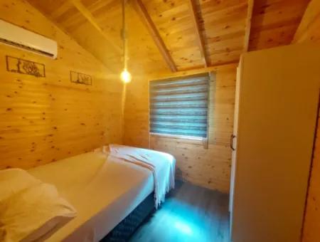 Muğla Ortaca Gökbel Doga With Swimming Pool 1 1 Wooden Furnished Bungalow For Rent