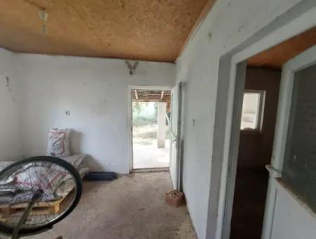 Muğla, Köyceğiz, Kavakarası 500 M2 Land 80 M2 2 1 Bargain Village House For Sale