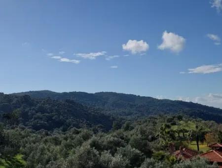 Ortaca Gökbel Detached 2 640 M2 Land With Sea View For Sale