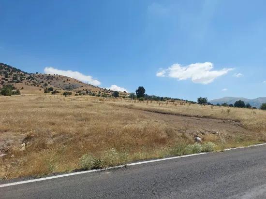 Burdur Tefenni Yuva’da 5.900 m² Anayola sıfır konumda müstakil tapulu tarla Satılık