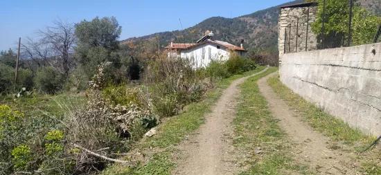 Muğla Fethiye Eldirek'te 600m2 Deniz Manzaralı Bahçe Satılık