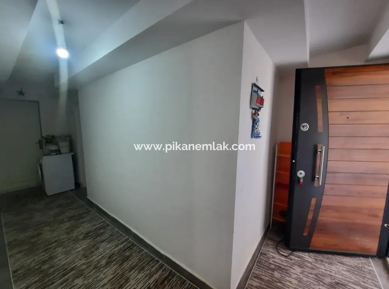 Mugla Okçularda 1+1 Eşyalı Bahçeli Daire Kiralık