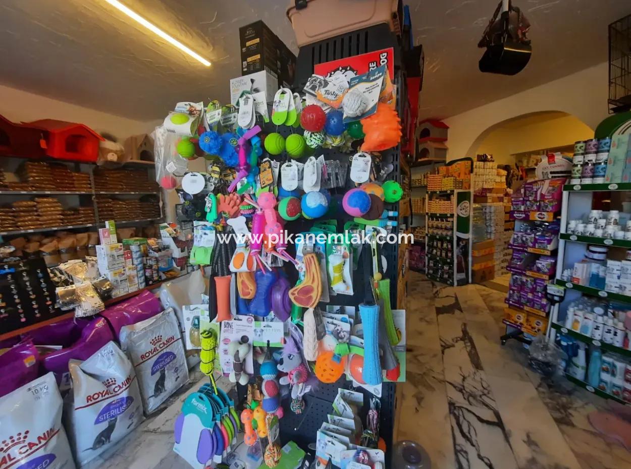 Muğla Ortaca Dalyan Merkezde Devren Kiralık 200 M2 Petshop Dükkânı
