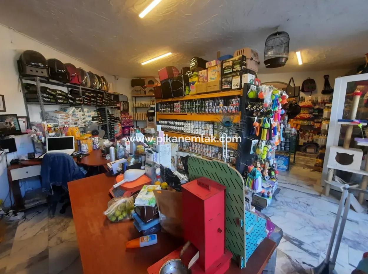 Muğla Ortaca Dalyan Merkezde Devren Kiralık 200 M2 Petshop Dükkânı