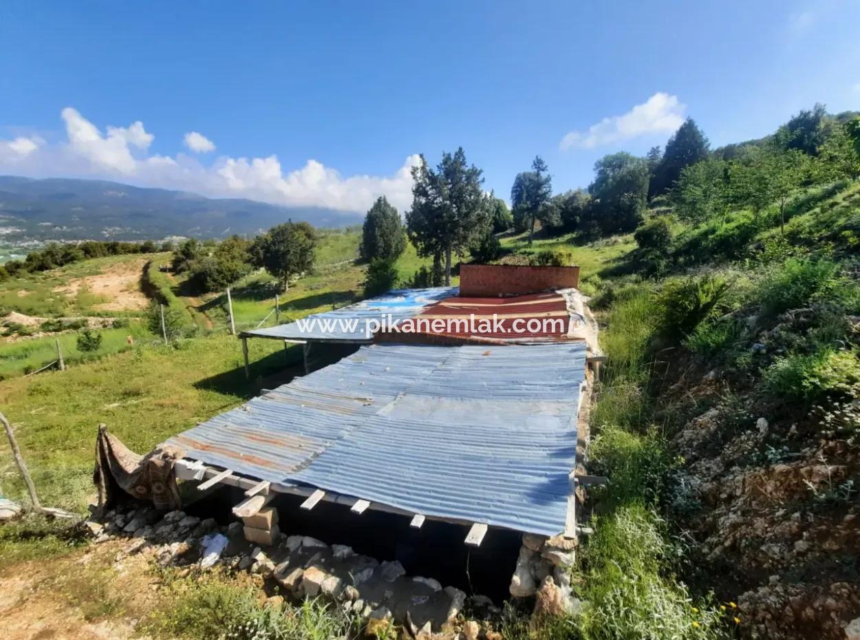 Çameli Kızılyaka Da 5 000 M2 Arazide 2+1 Müstakil Ev, Ve Ahır Kiralık