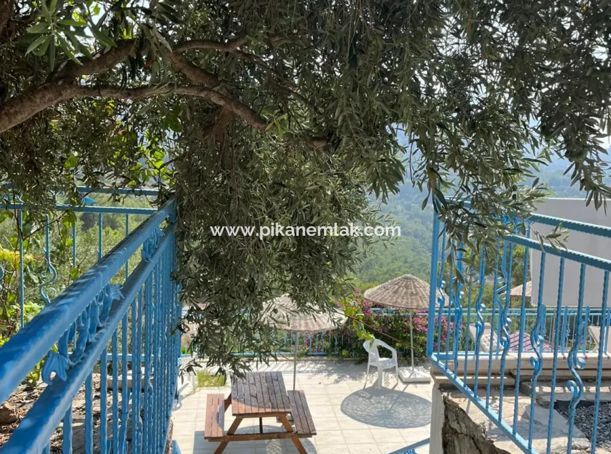Muğla Dalyan Gökbel De 4+1 Deniz Manzaralı Müstakil Eşyalı Villa Satılık