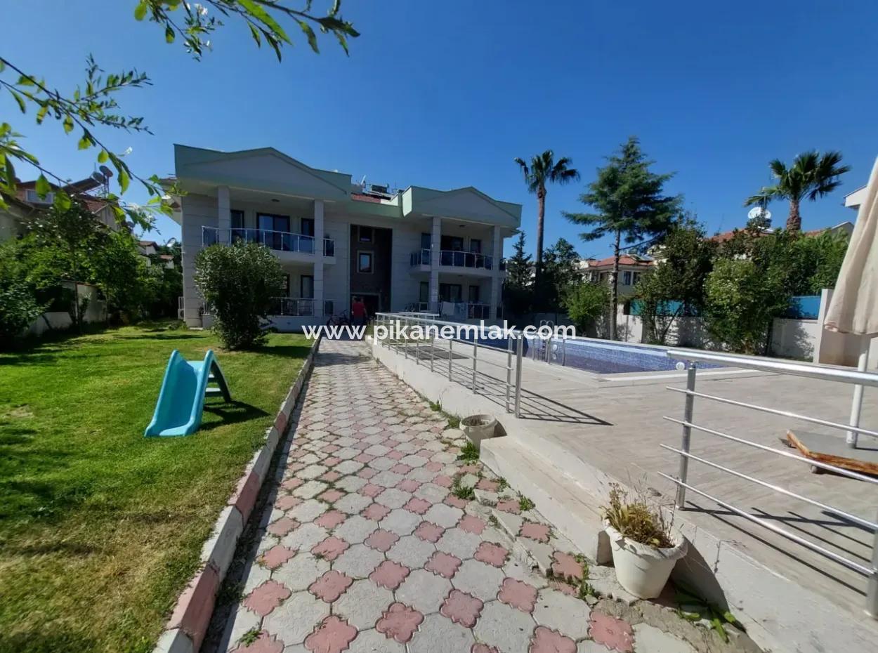 Ortaca Dalyanda Yüzme Havuzlu 80 M2, 2+1 Eşyalı Daire 6 Aylık Kiralık