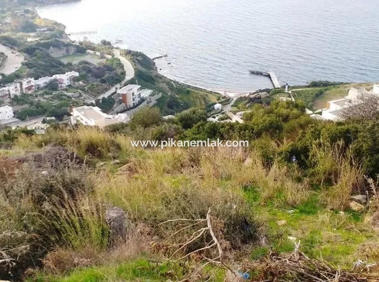 Bodrum Bitez De Satılık Deniz Manzaralı Arsa