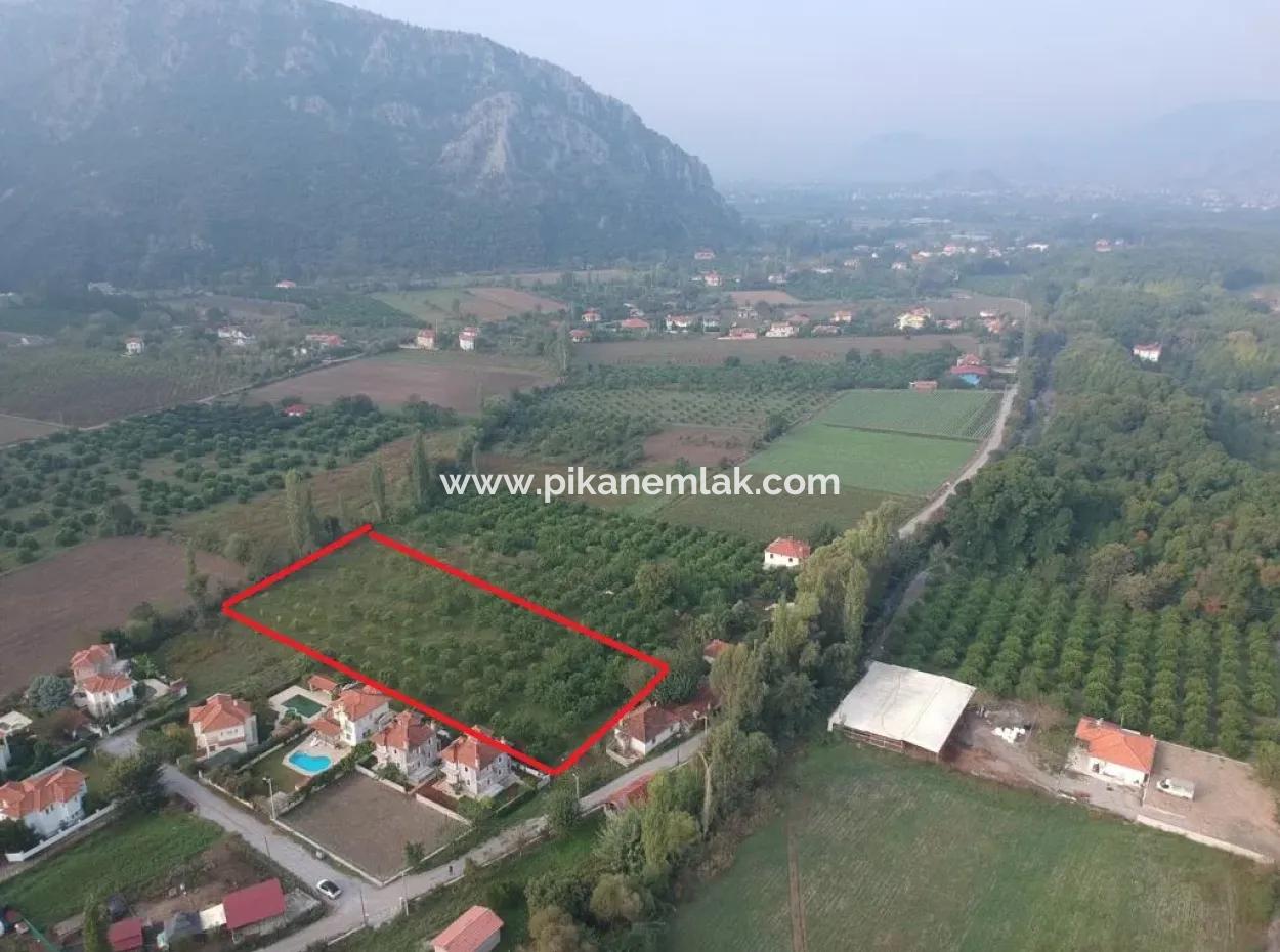 Ortaca Okçular Marmarlıda 500 M2 Arsa Satılık Veya Dalyandan Dükkan İle Takas