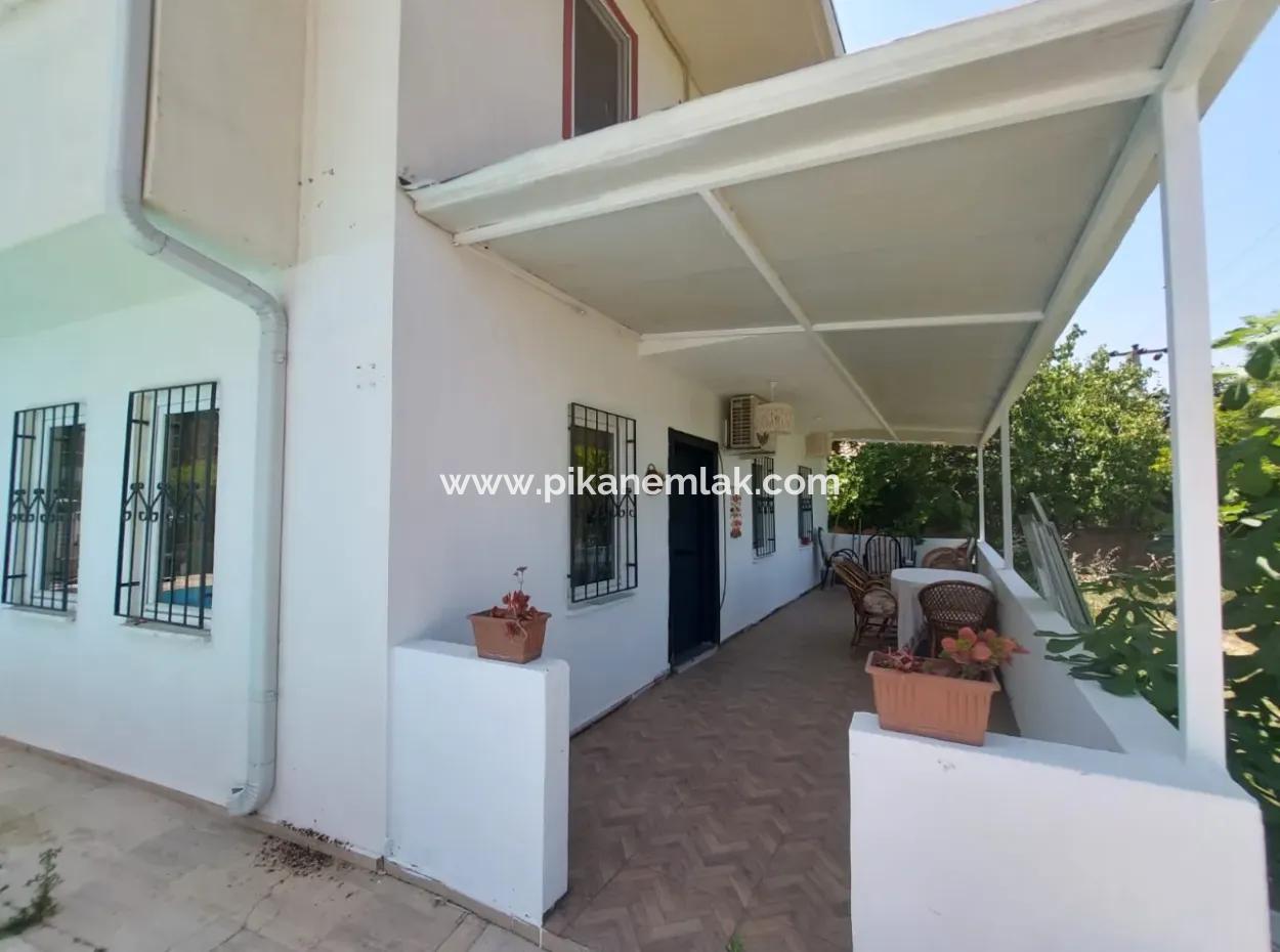 Mugla Dalyanda Yüzme Havuzlu 70M2, 2 + 1, Eşyalı Giriş Kat Daire Satılık