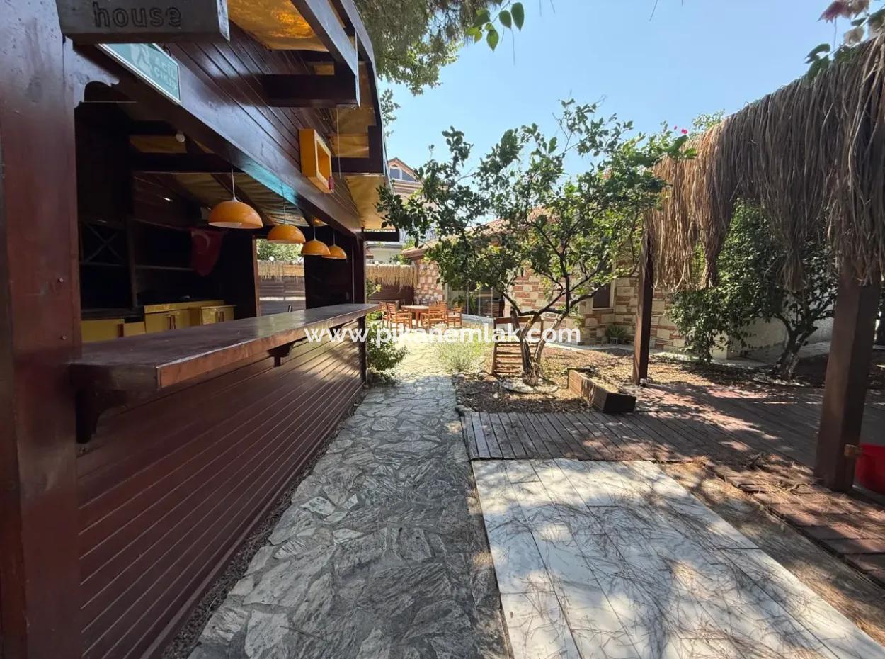 Muğla Ortaca Dalyan'da Kiralık Restaurant Ve 3+1 Havuzlu Müstakil Ev