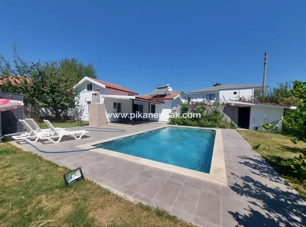 Muğla Ortaca Dalyan'da Kiralık Restaurant Ve 2+1 Havuzlu Müstakil Ev
