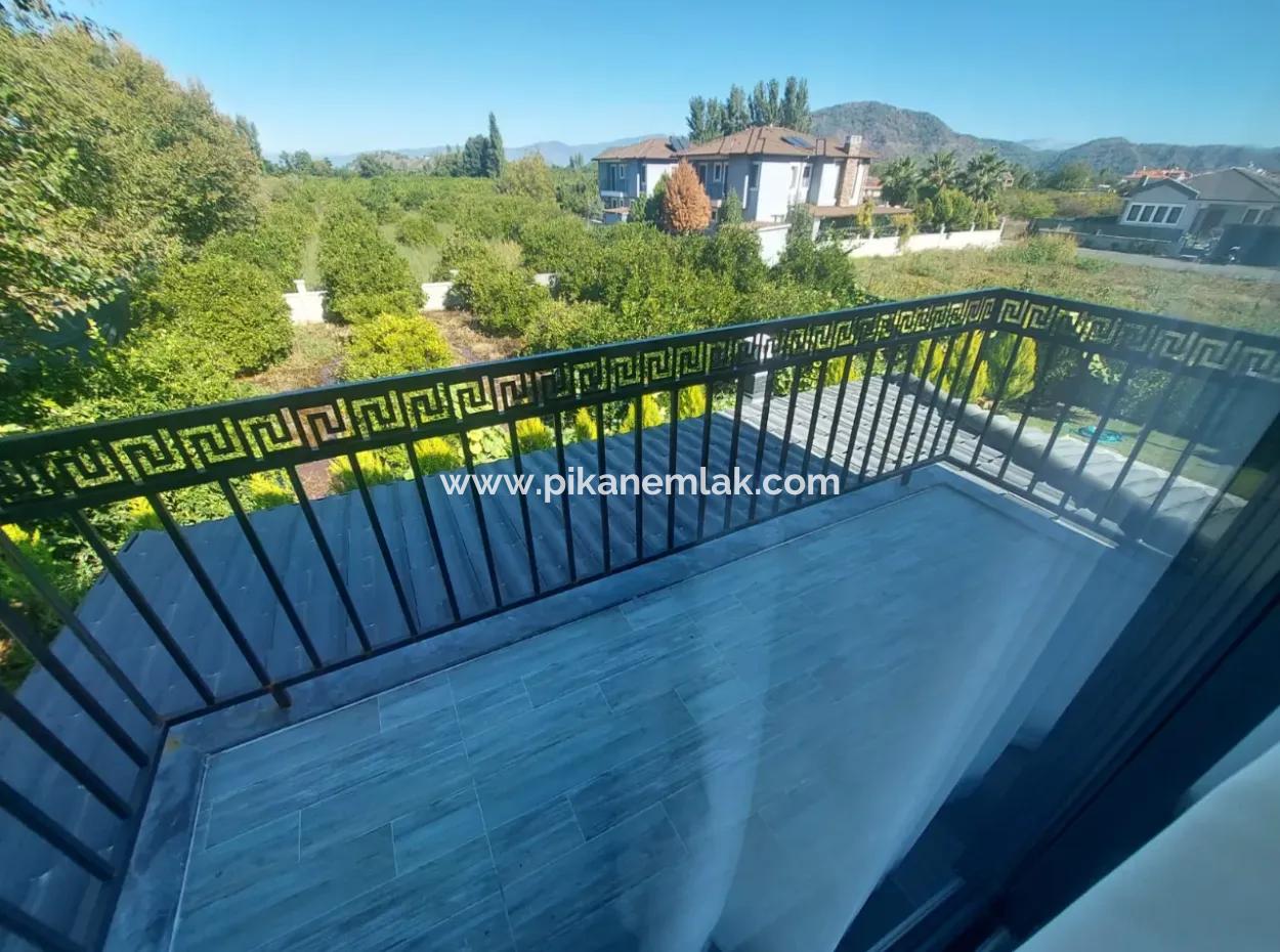 Muğla Ortaca Okçular 4+1 Yüzme Havuzlu Full Eşyalı Yeni Villa Kiralık